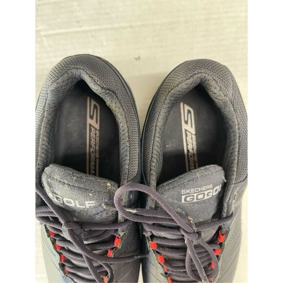 Skechers Go Golf Shoes Mens Size 8 Navy GEN 5 Spikeless Golf Sneakers Lace Up A3 - Picture 4 of 10